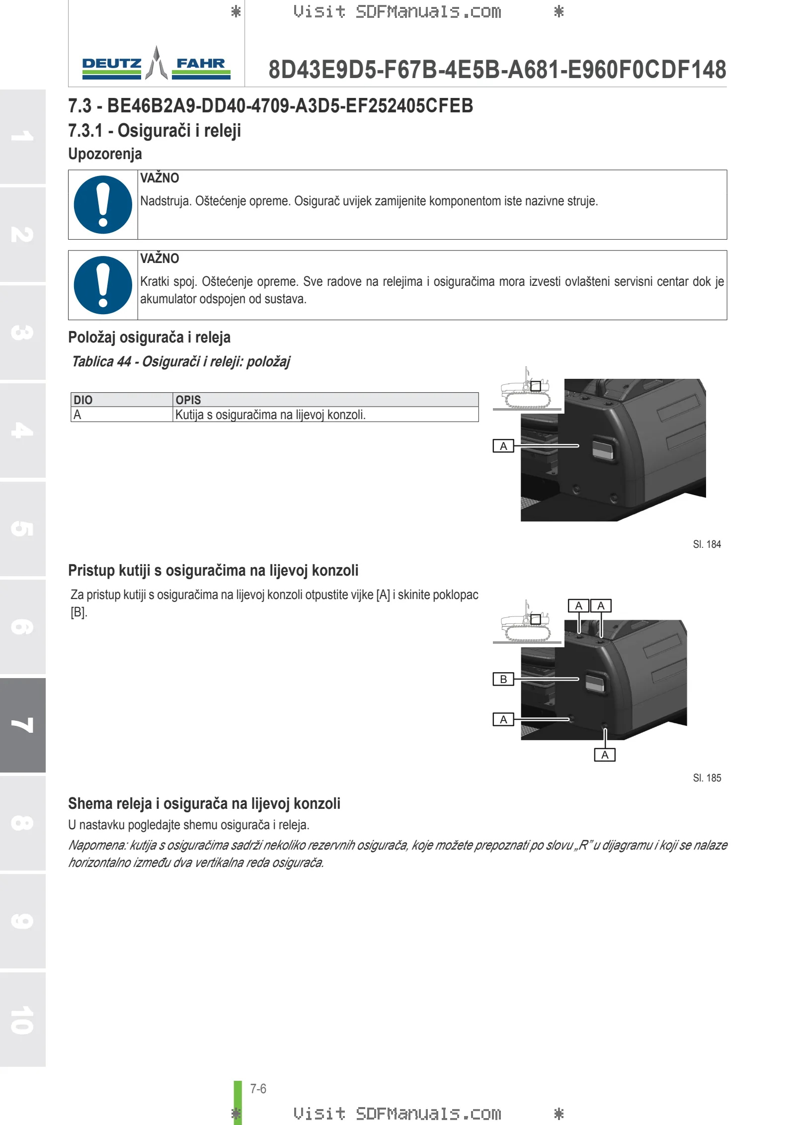 Priručnik za rukovatelja: 5115 K → ZKDEJ61500TD10001 – sample manual page 3