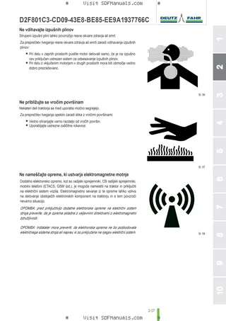 Uporabniški priročnik: 5115 K → ZKDEJ61500TD10001 – sample manual page 1