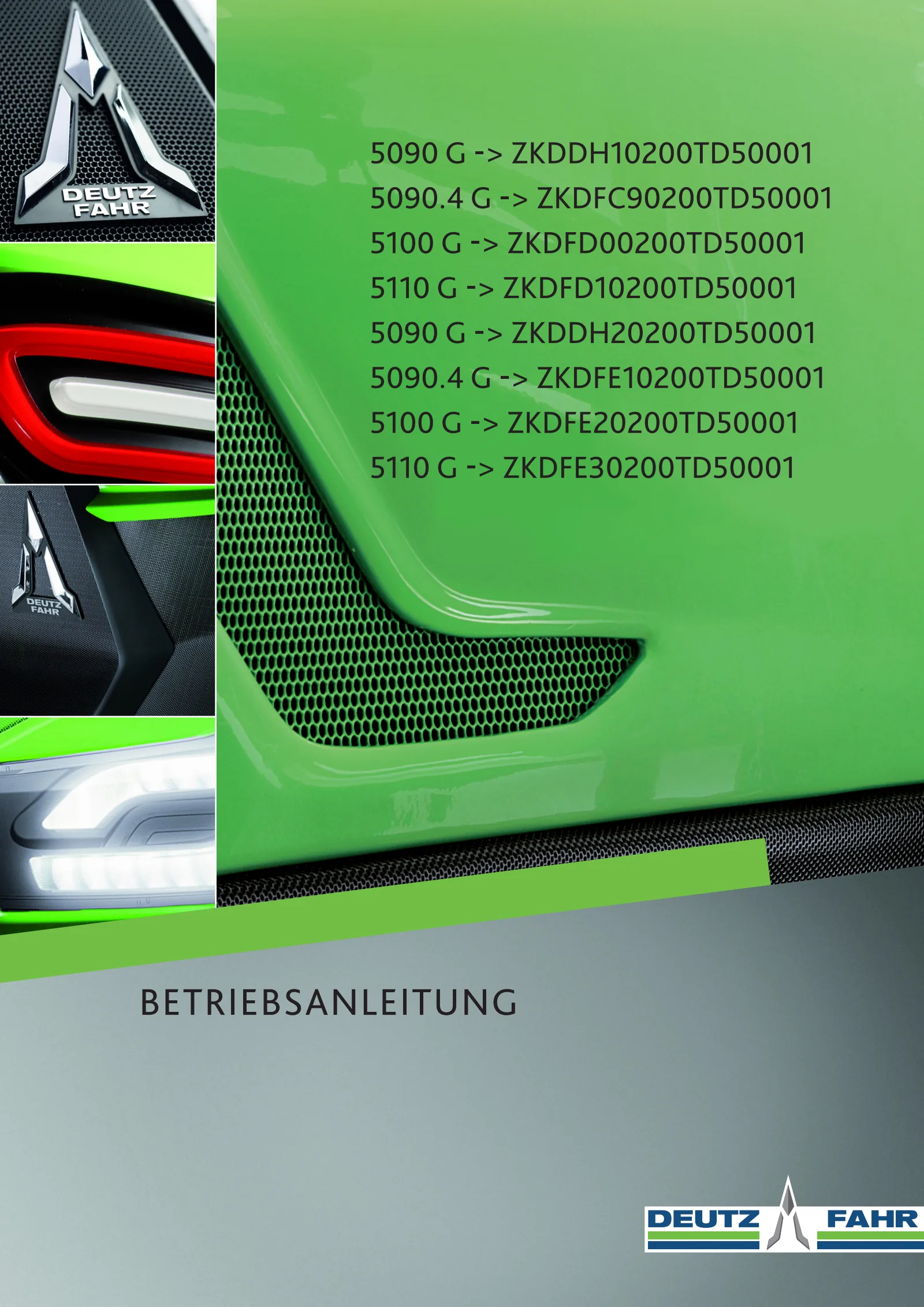 Betriebsanleitung: 5090 G → ZKDDH10200TD50001