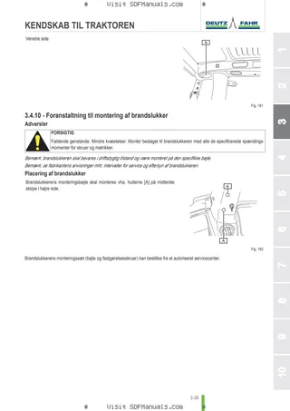 Betjeningshåndbog: 6205 AGROTRON TTV → WSXFS80200LD10001 – sample manual page 1