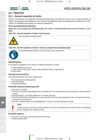 Betjeningshåndbog: 6205 AGROTRON TTV → WSXFS80200LD10001 – sample manual page 4