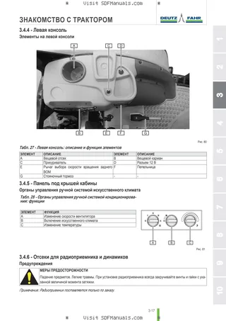 Руководство оператора: 6130 W Profi → DF1DU902W0CD10001 – sample manual page 1