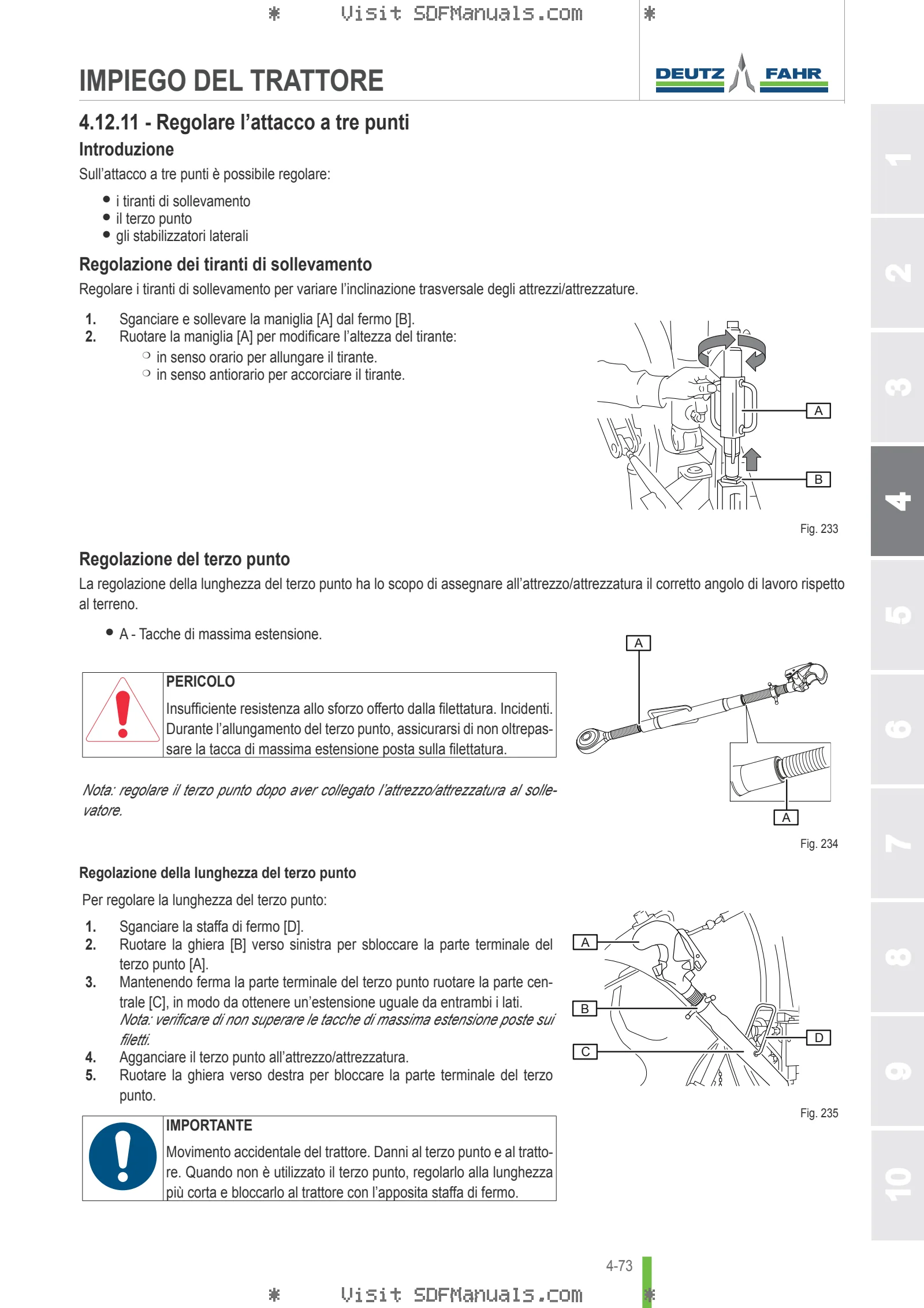 Manuale operatore: 5080 D → ZKDFZ90200TD50001 – sample manual page 2