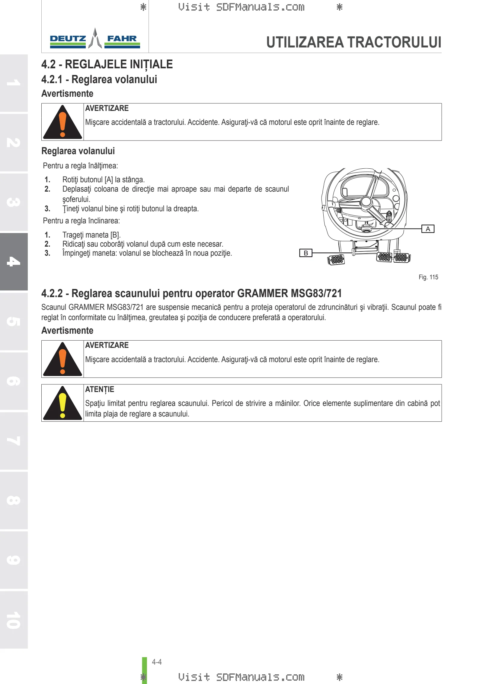 Manual de utilizare: 5080 D → ZKDFZ90200TD50001 – sample manual page 1