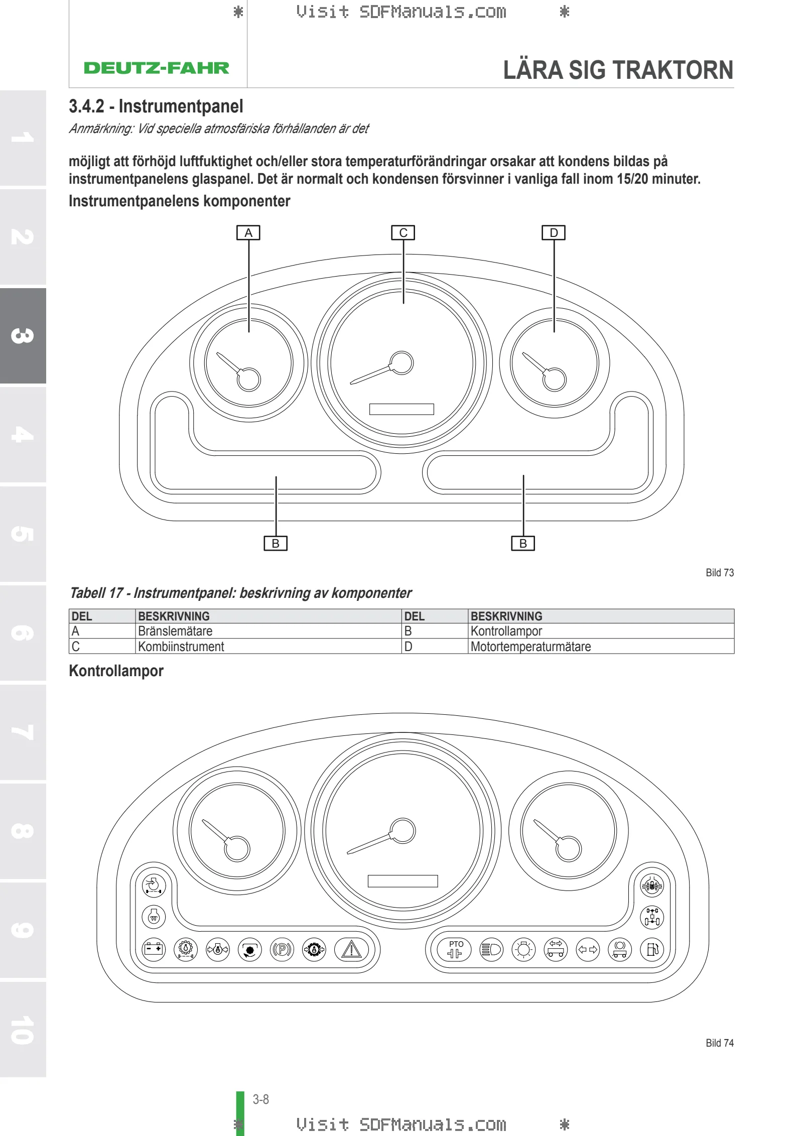 Förarhandbok: 3046 E → NNZ34602V0BD00001 – sample manual page 1
