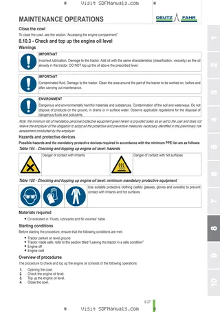 Operator's manual: 3050 → ZKDFU60200MD50001 – sample manual page 4