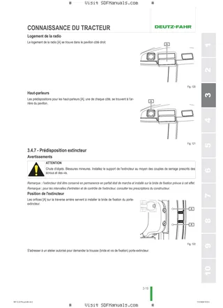 Manuel d'utilisation: 5070 D KEYLINE → ZKDGP70200BD50001 – sample manual page 1