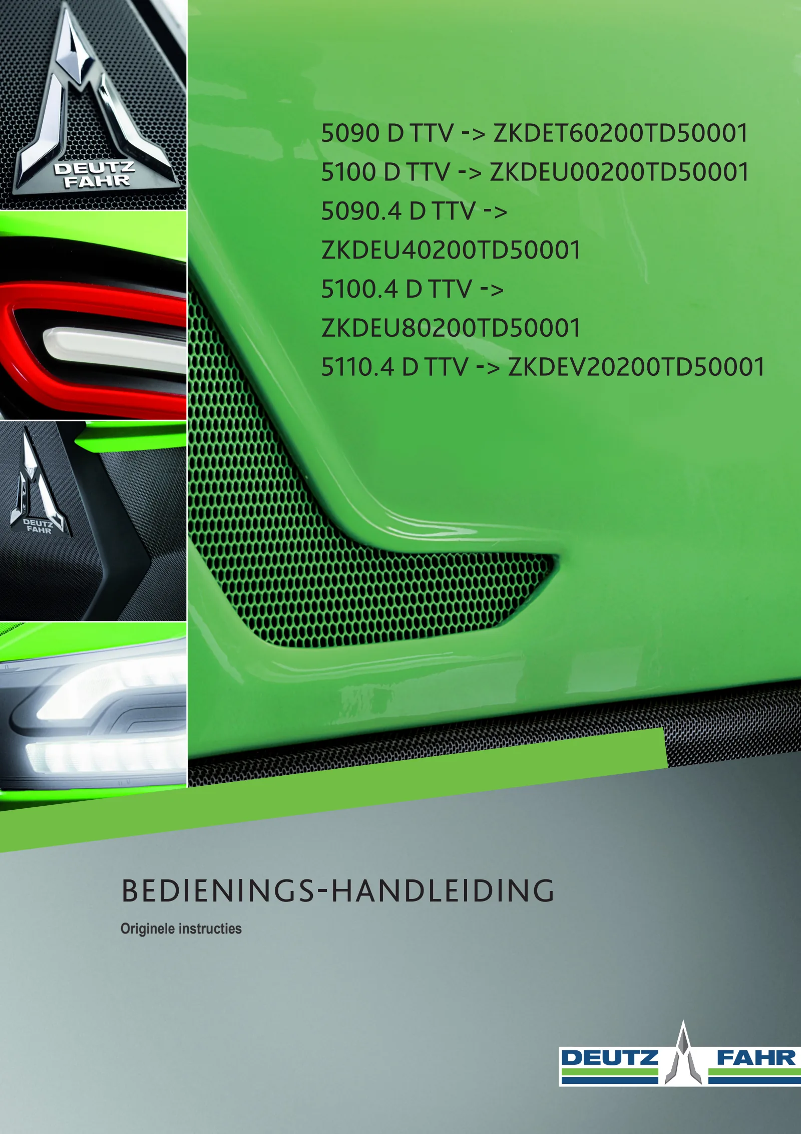 Bedieningshandleiding: 5090 D TTV → ZKDET60200TD50001