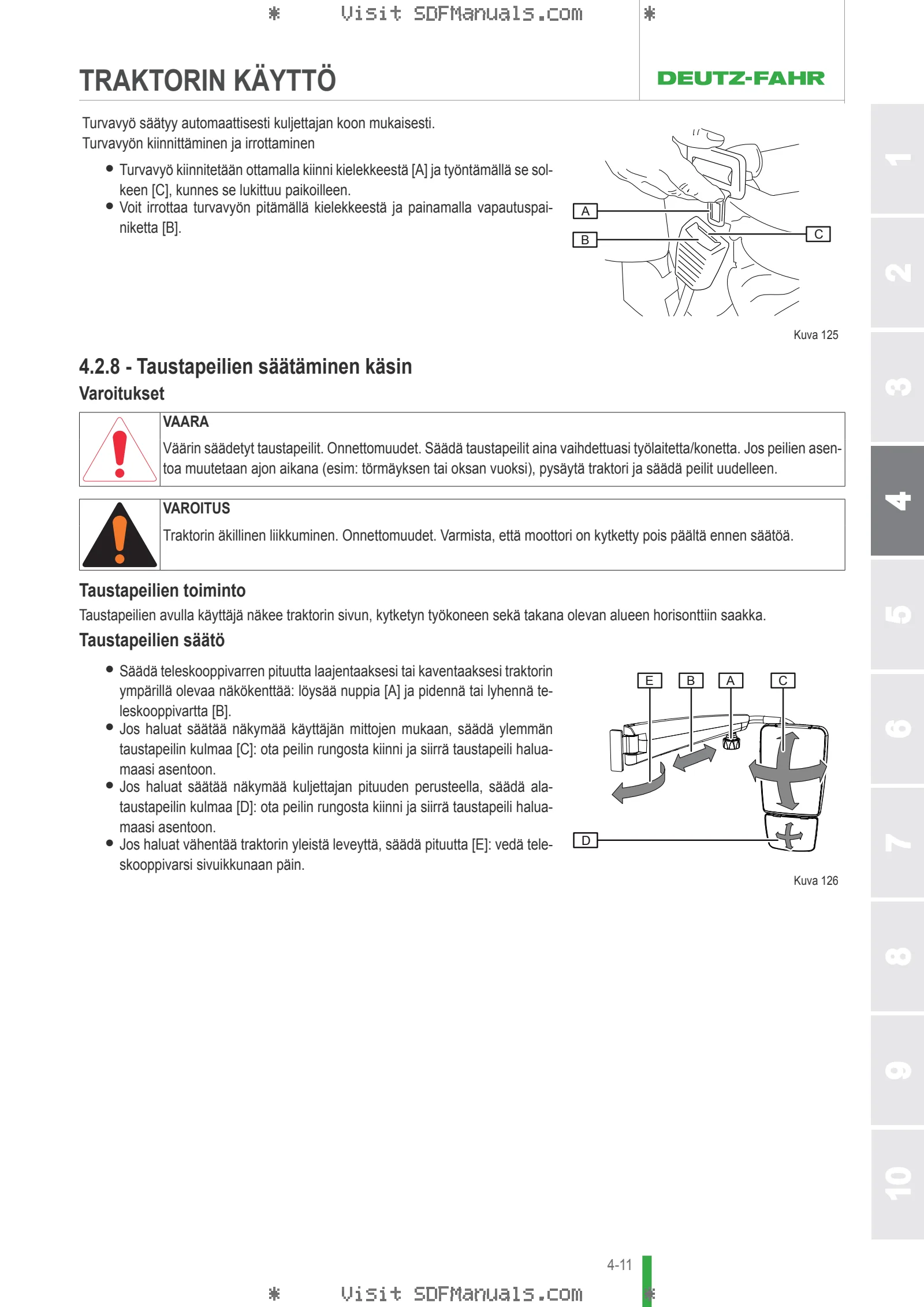 Käyttäjän opas: 5095 → ZKDHX10200TD50001 – sample manual page 1