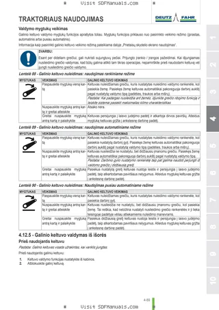 Operatoriaus vadovas: 6120 → WSXKA70200LD10001 – sample manual page 2