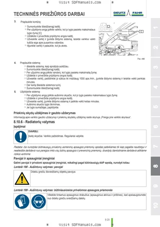 Operatoriaus vadovas: 6120 → WSXKA70200LD10001 – sample manual page 4