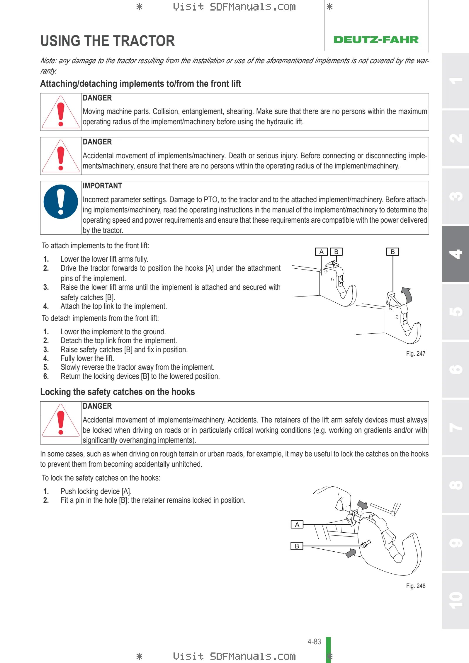 Operator's manual: 7250 HD AGROTRON TTV → WSXHA00200LD10001 – sample manual page 2