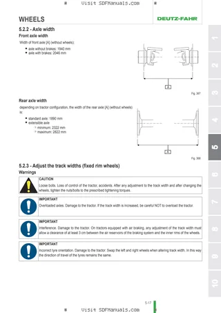 Operator's manual: 7250 HD AGROTRON TTV → WSXHA00200LD10001 – sample manual page 3
