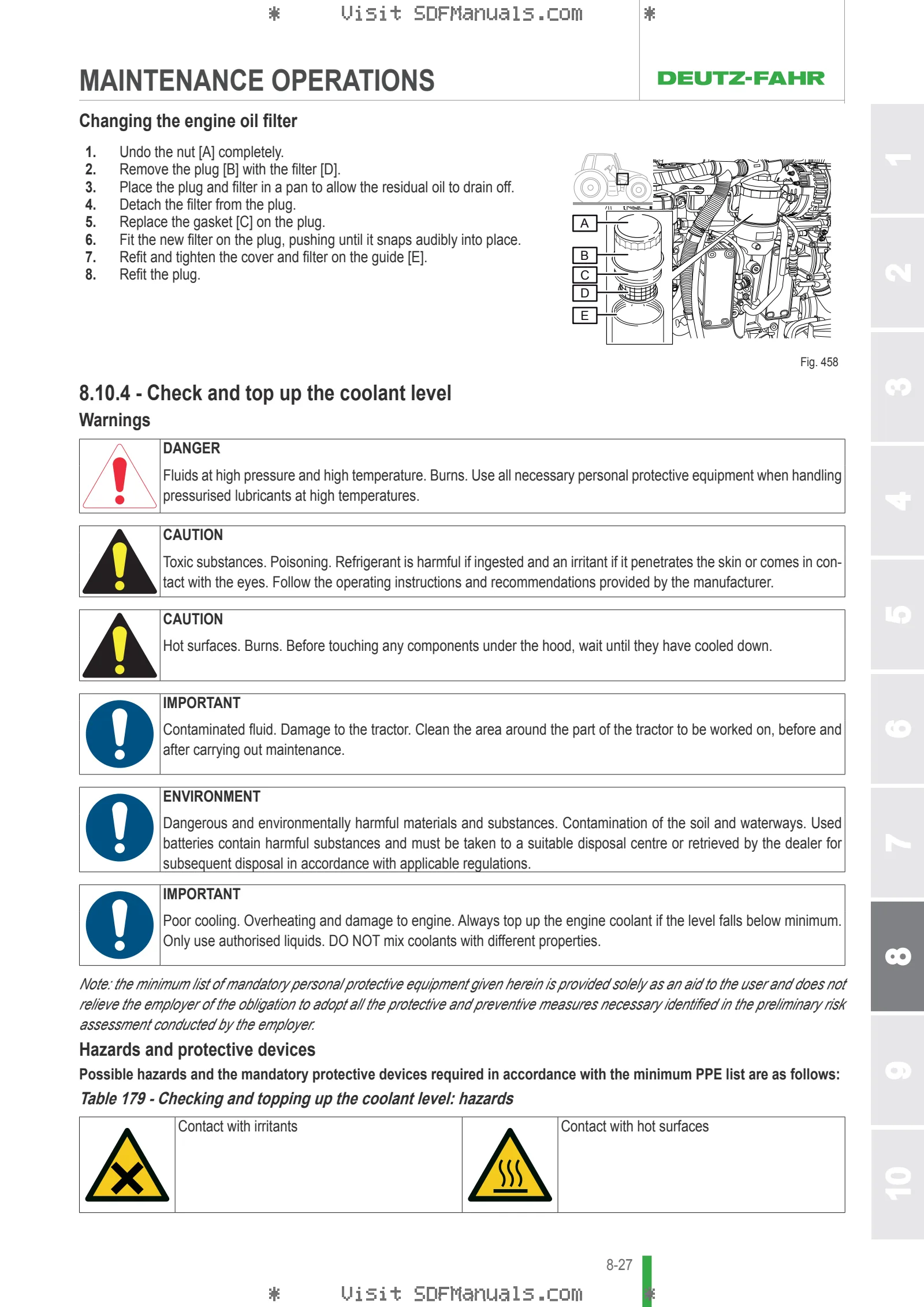 Operator's manual: 7250 HD AGROTRON TTV → WSXHA00200LD10001 – sample manual page 4