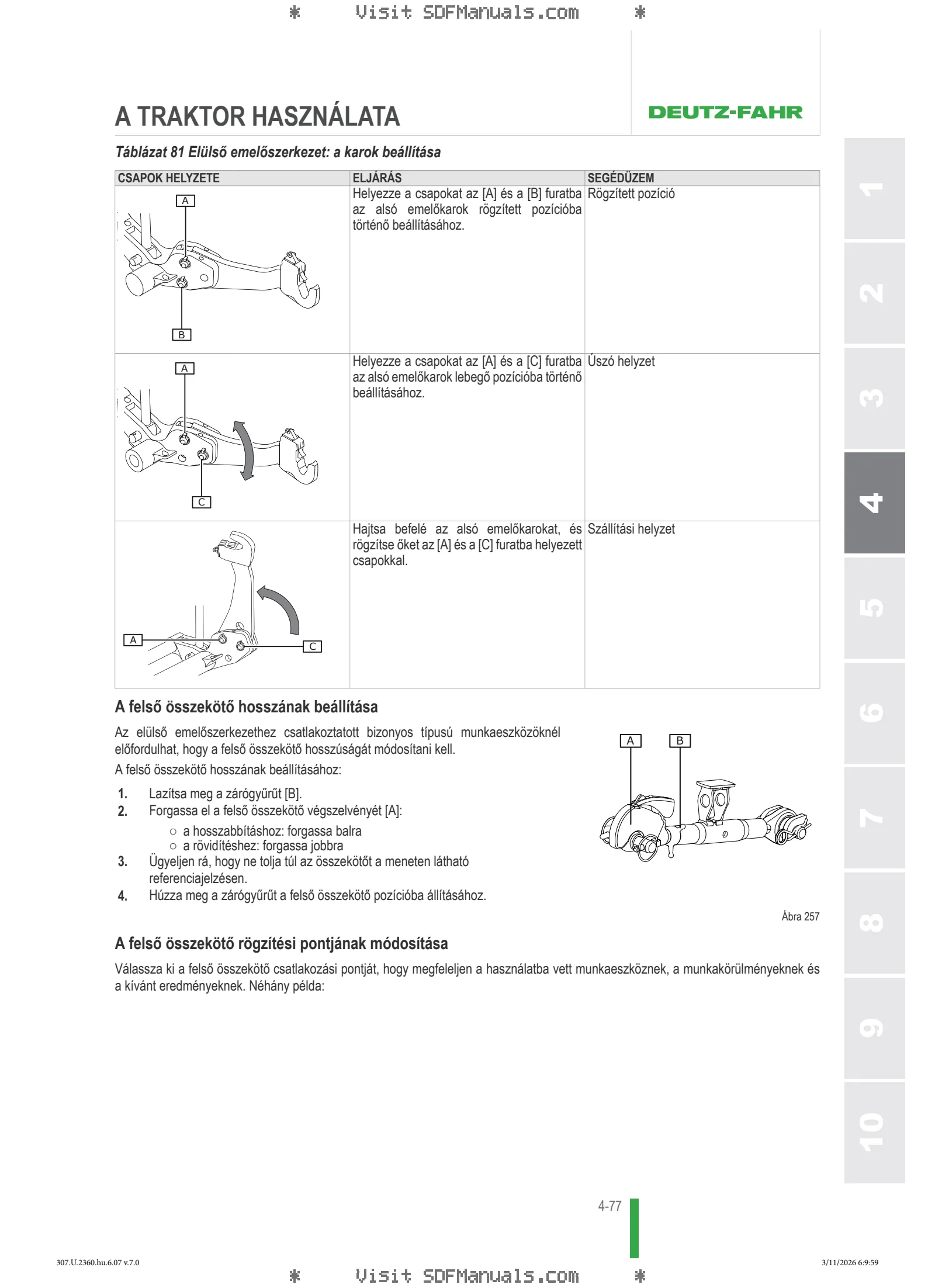 Használati utasítás: 5090 DS TTV → ZKDHF30200TD50001 – sample manual page 2