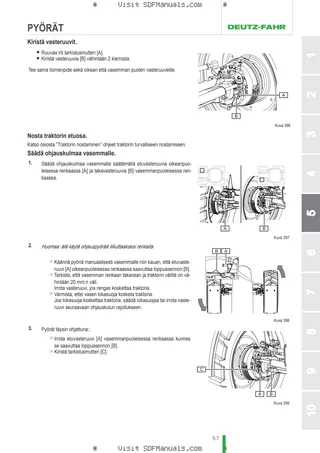 Käyttäjän opas: 6130.4 RVSHIFT AGROTRON → WSXJL80200LD10001 – sample manual page 3