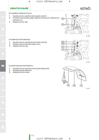Priručnik za rukovatelja: 5105 TB → ZKDLN00200TD50001 – sample manual page 3
