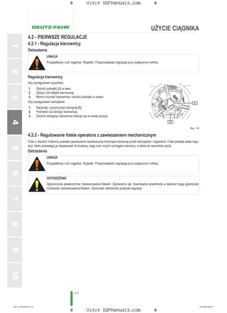 Instrukcja operatora: 5105 E → NNZRB602W0BD50001 – sample manual page 1