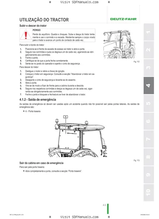 Manual do operador: 5105 E → NNZRB602W0BD50001 – sample manual page 1