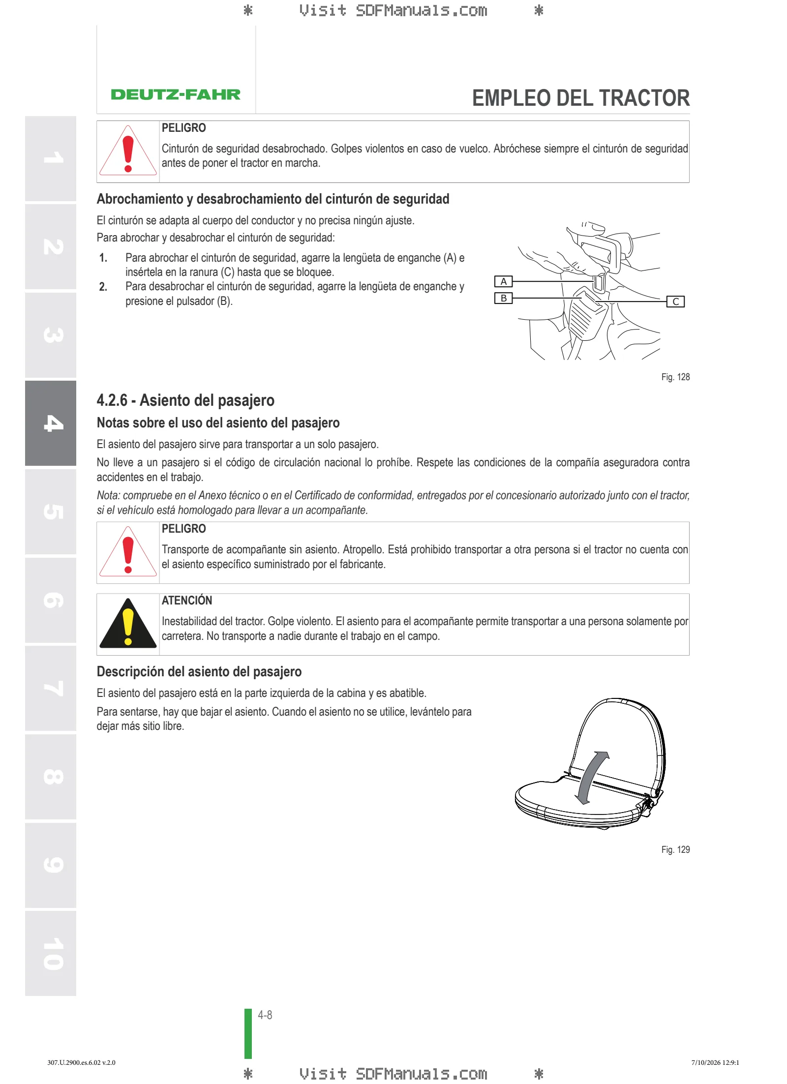 Manual del conductor: 6115 C → ZKDLH50200TD10001 – sample manual page 1