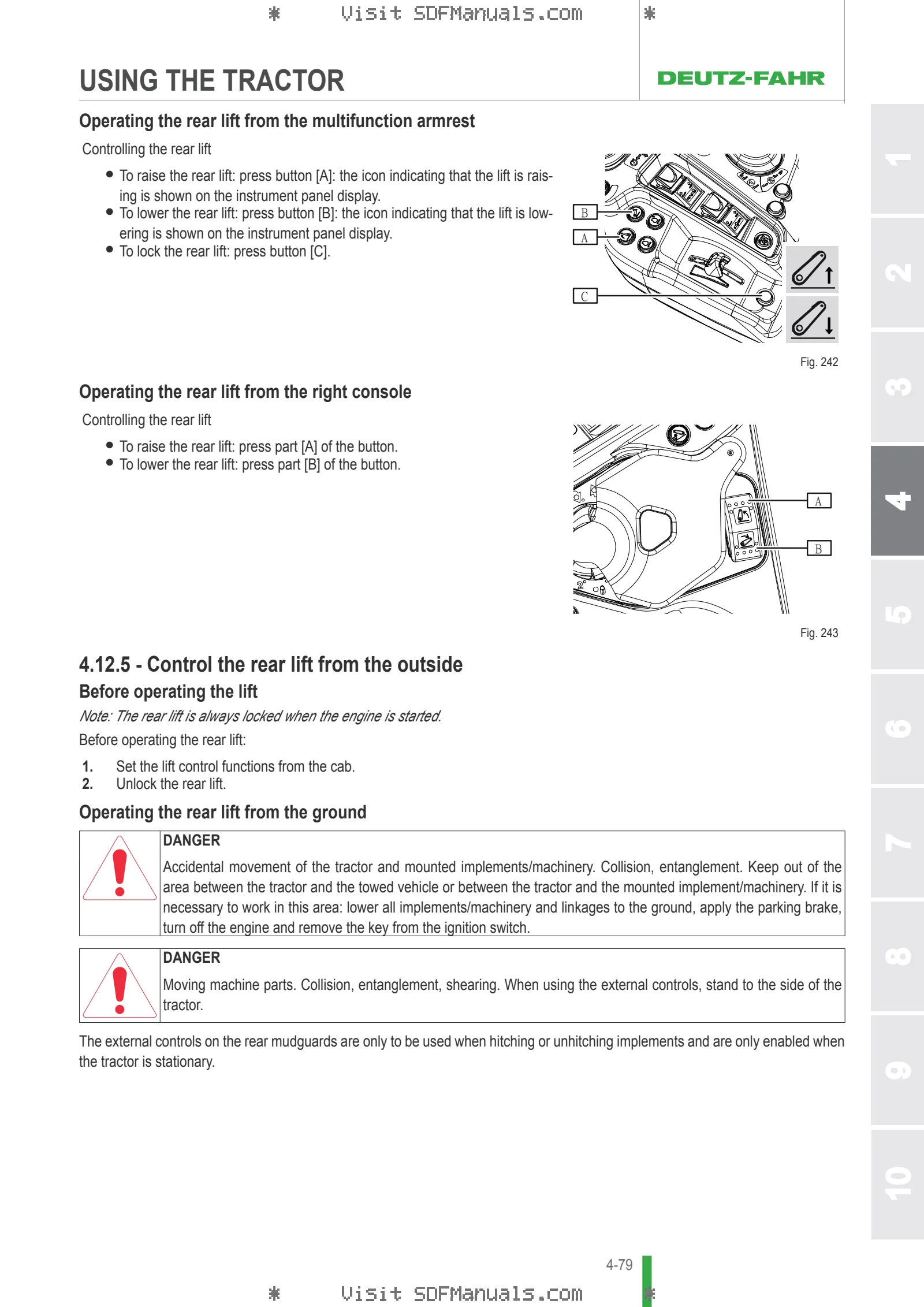 Operator's manual: 6115 C RVSHIFT → ZKDLS70200TD10001 – sample manual page 2