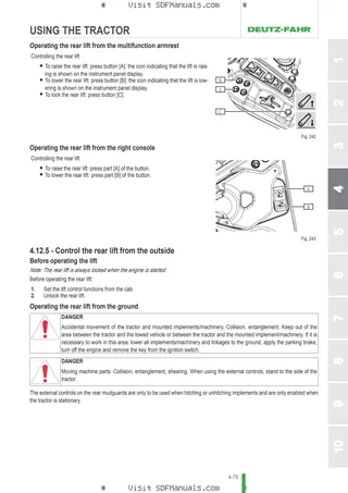 Operator's manual: 6115 C RVSHIFT → ZKDLS70200TD10001 – sample manual page 2