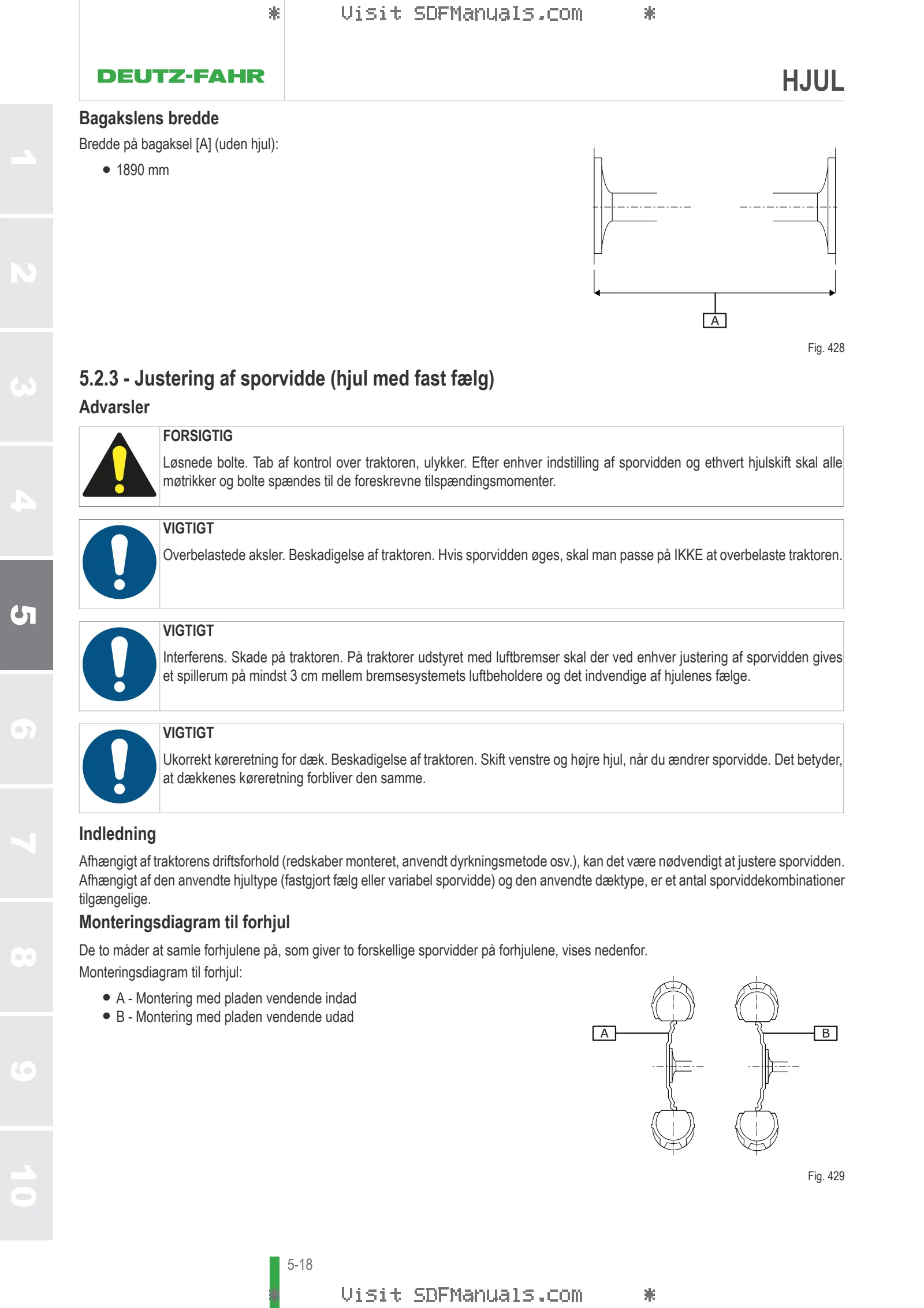 Betjeningshåndbog: 8260 TTV AGROTRON → WSXMP20200LD10001 – sample manual page 3