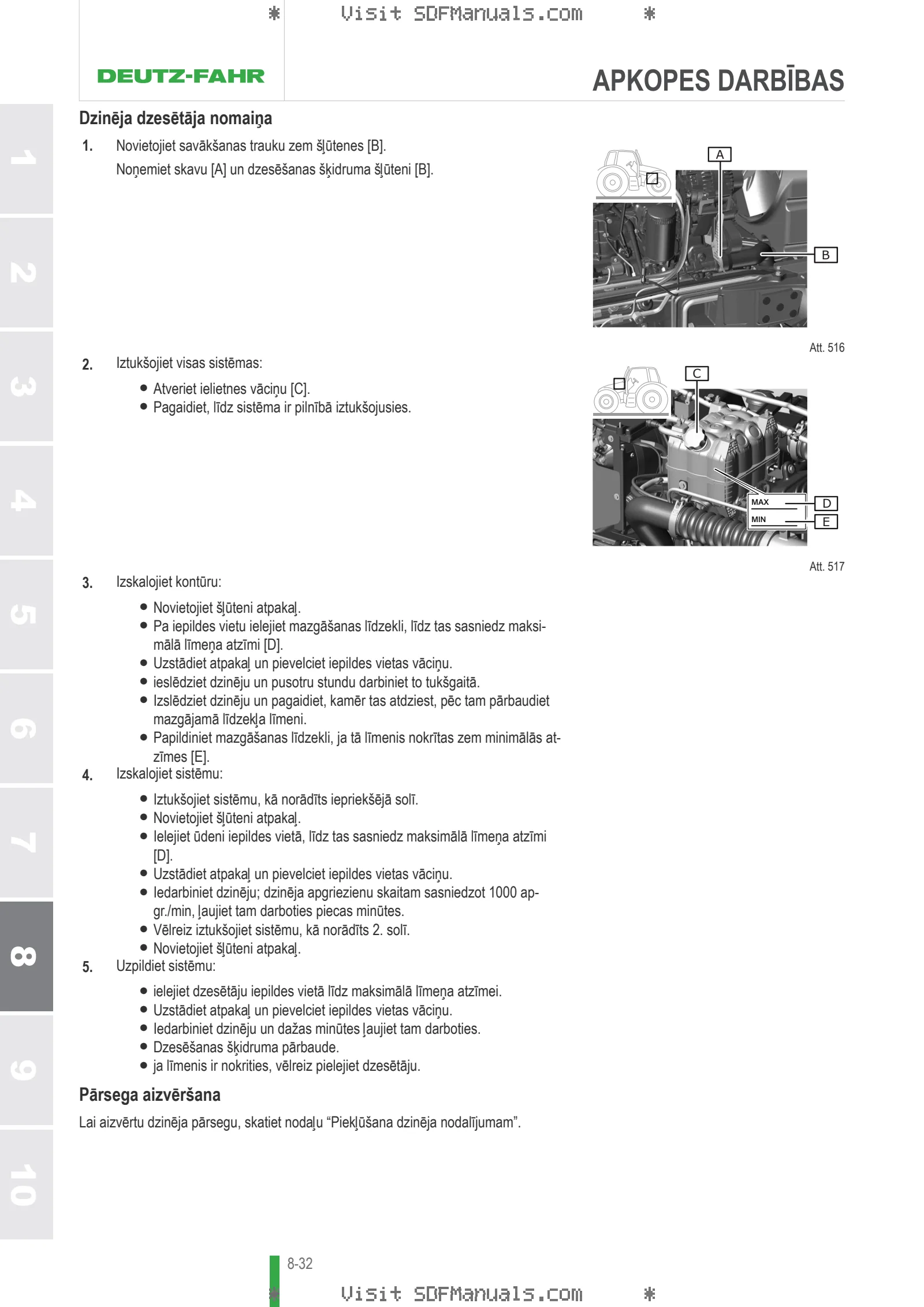 Lietošanas rokasgrāmata: 8260 TTV AGROTRON → WSXMP20200LD10001 – sample manual page 4