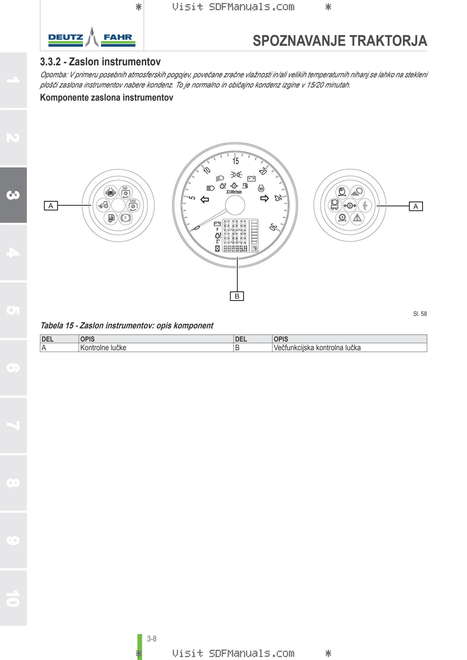 Uporabniški priročnik: 2025W – sample manual page 1
