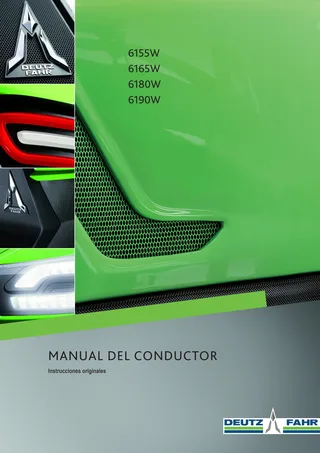 Manual del conductor: 6155W – manual cover