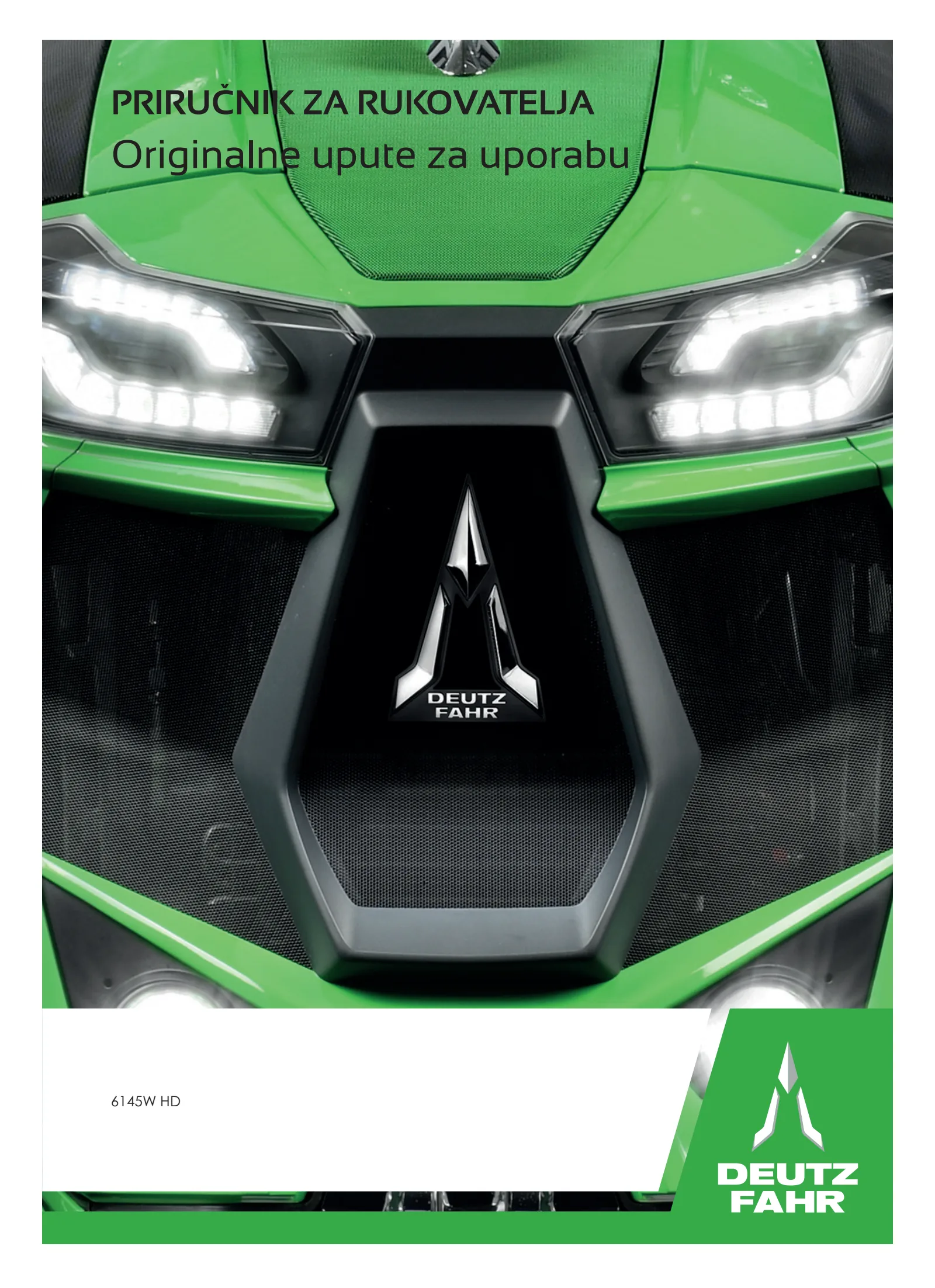 Priručnik za rukovatelja: 6145W HD – manual cover