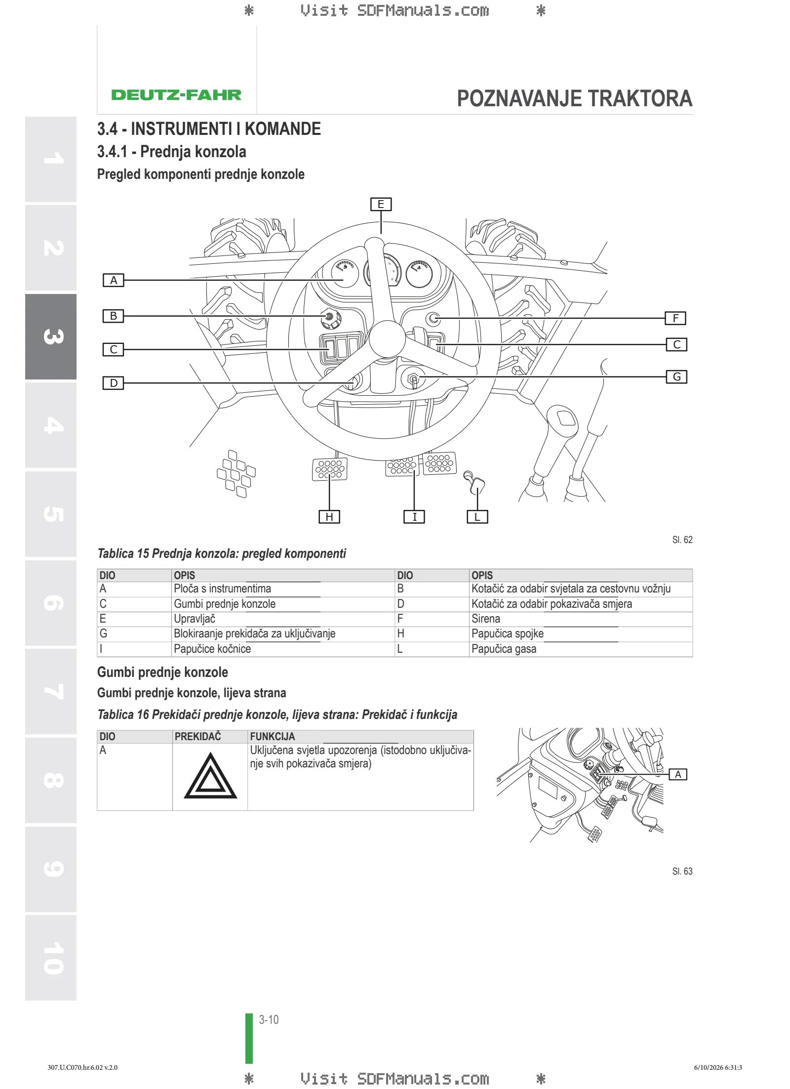 Priručnik za rukovatelja: 6145W HD – sample manual page 1