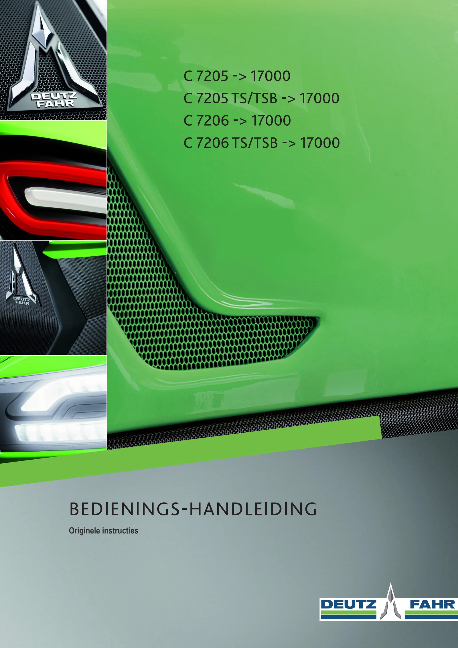 Bedieningshandleiding: C 7205 → 17000
