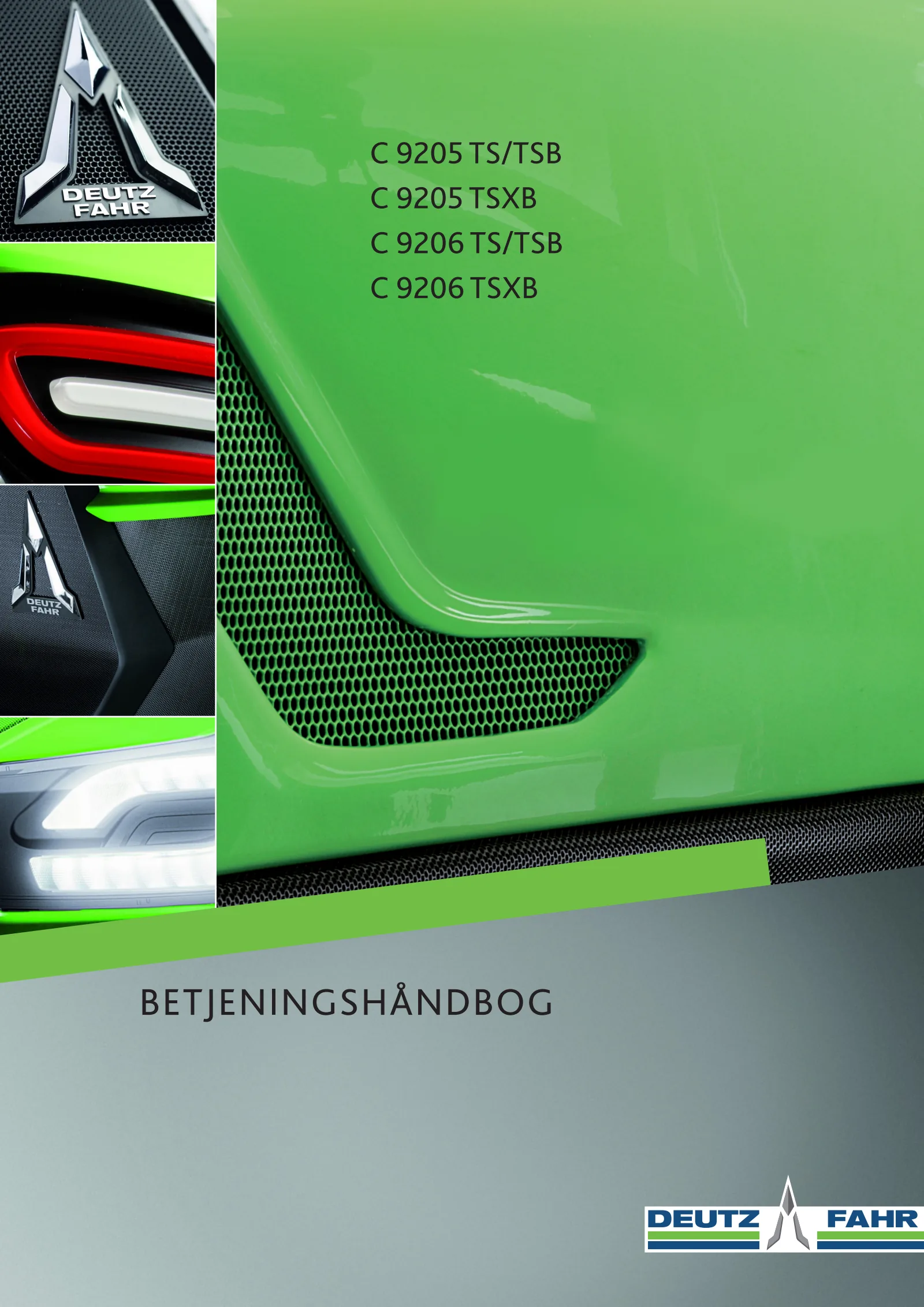 Betjeningshåndbog: C 9205 TS/TSB → 18000