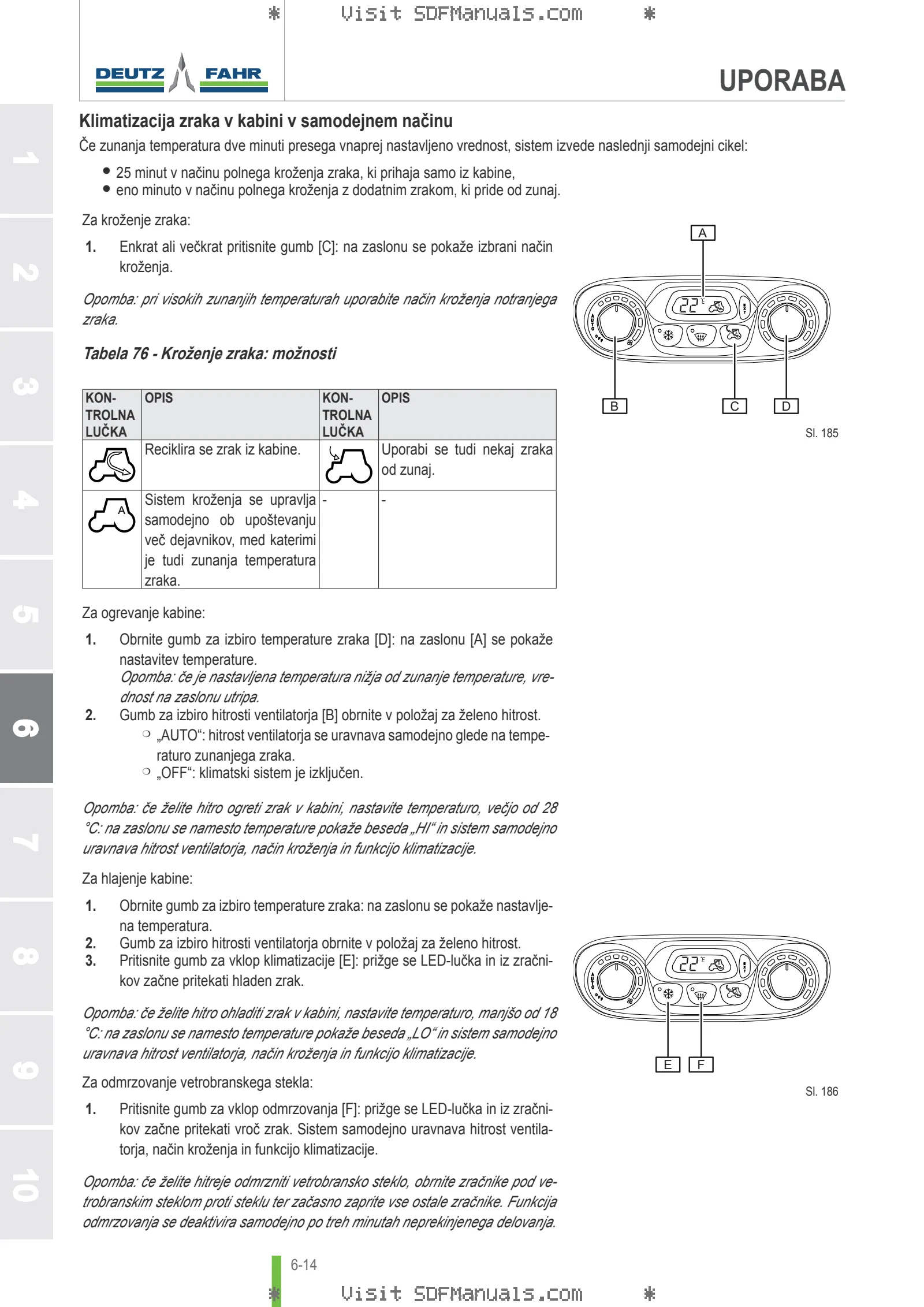 Uporabniški priročnik: C 7205 → 18000 – sample manual page 2