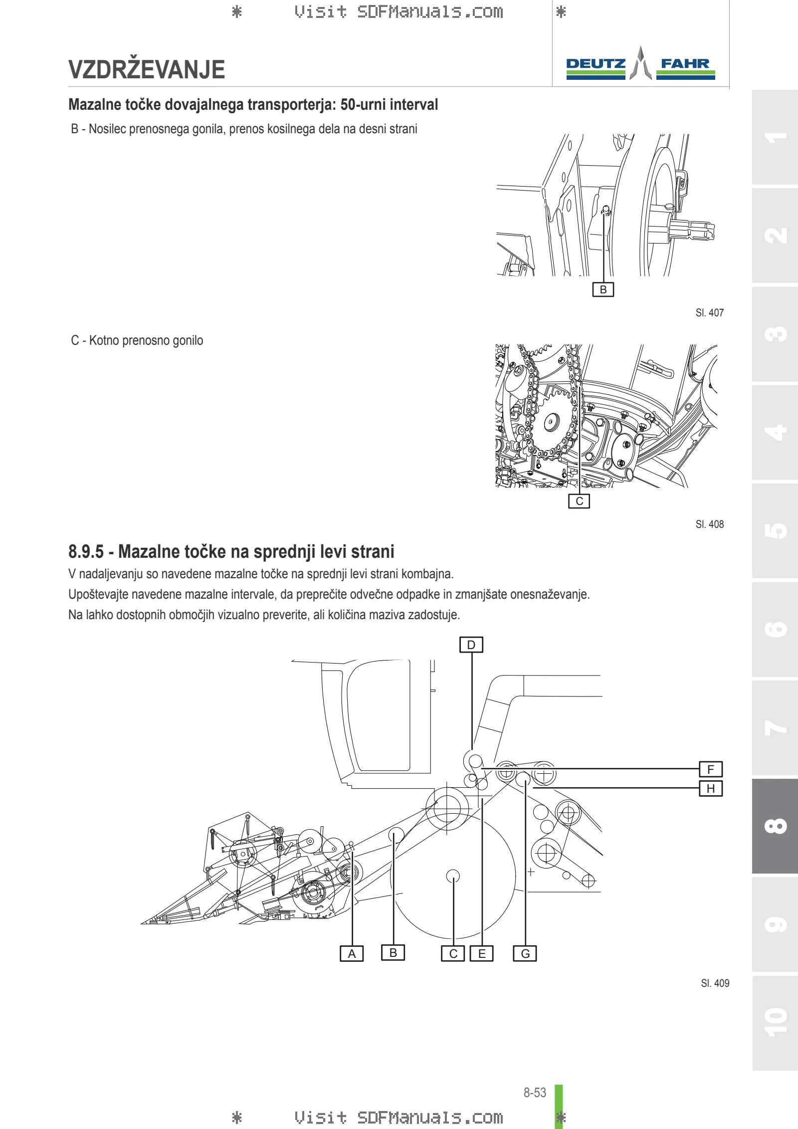 Uporabniški priročnik: C 7205 → 18000 – sample manual page 4