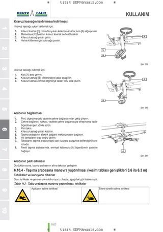 Kullanım Kılavuzu: C 7205 → 18000 – sample manual page 3