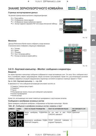 Руководство оператора: C 9206 TSXB → 220001 – sample manual page 1