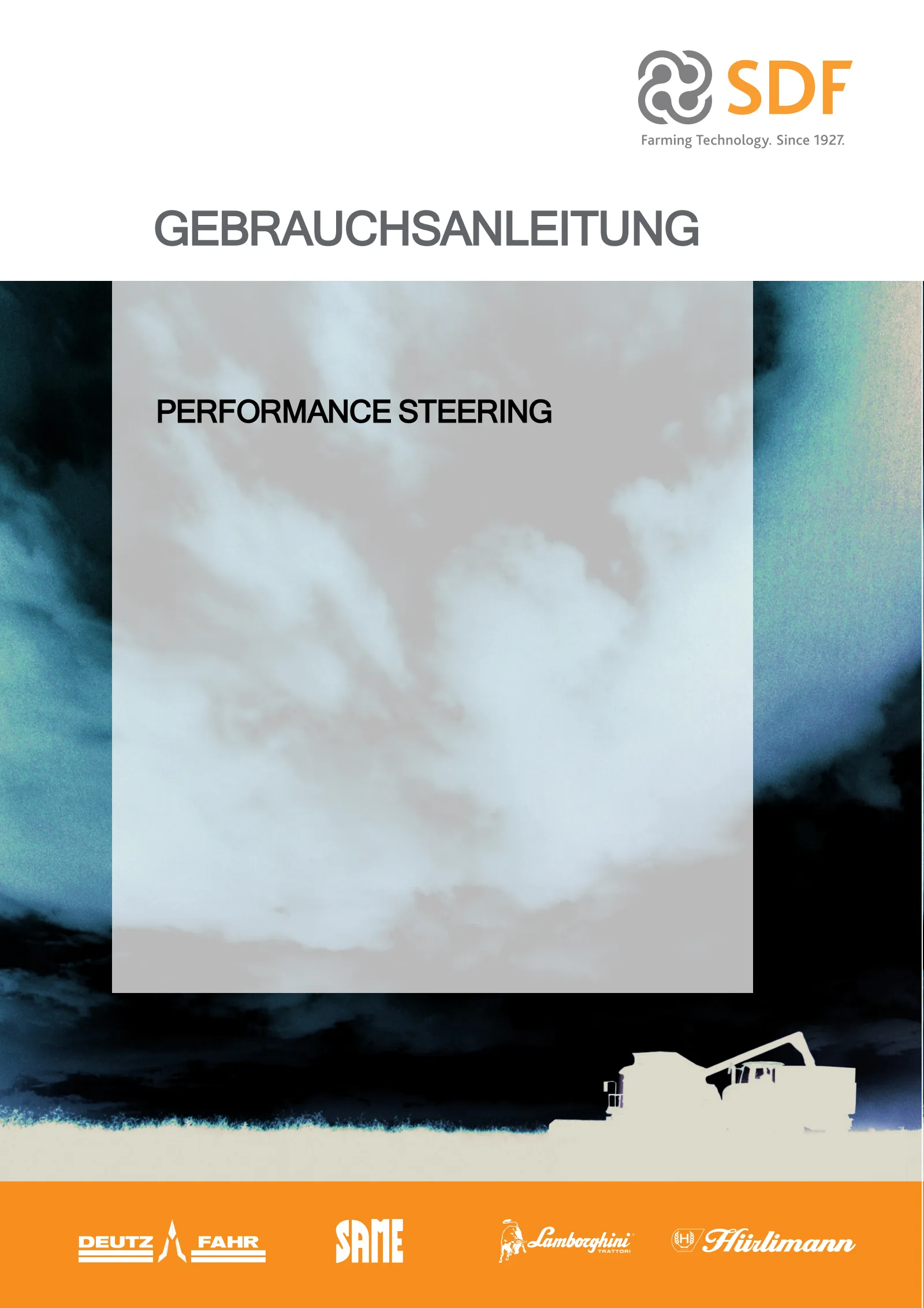 Betriebsanleitung: Performance Steering