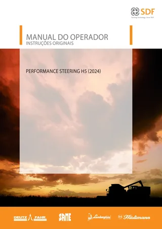 Manual do operador: Performance Steering H5 (2024) – manual cover