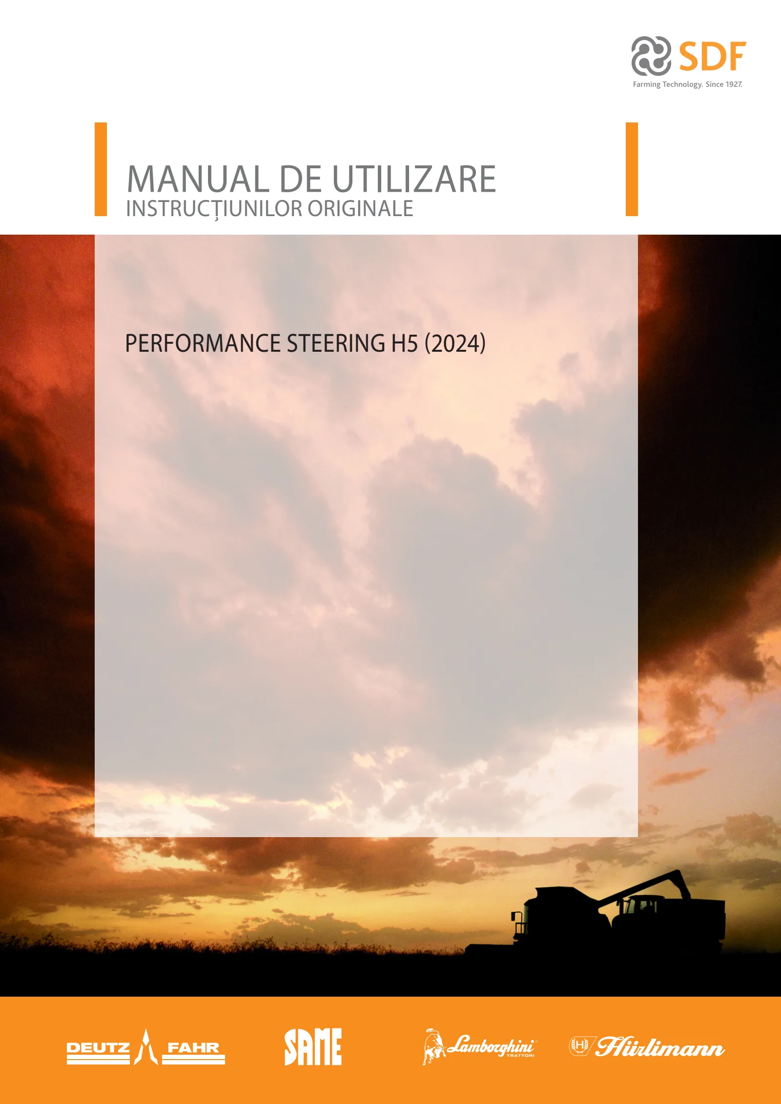 Manual de utilizare: Performance Steering H5 (2024)