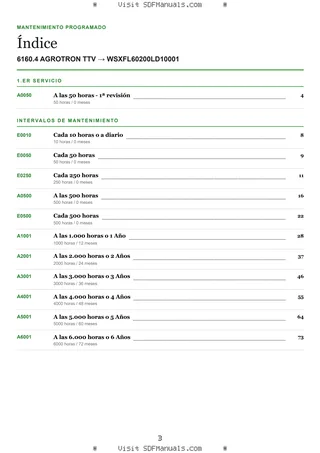 Mantenimiento programado: 6160.4 AGROTRON TTV → WSXFL60200LD10001 – maintenance schedule sample