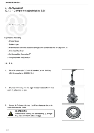 Werkplaatshandboek: ZF T-7200 PS – sample manual page 1