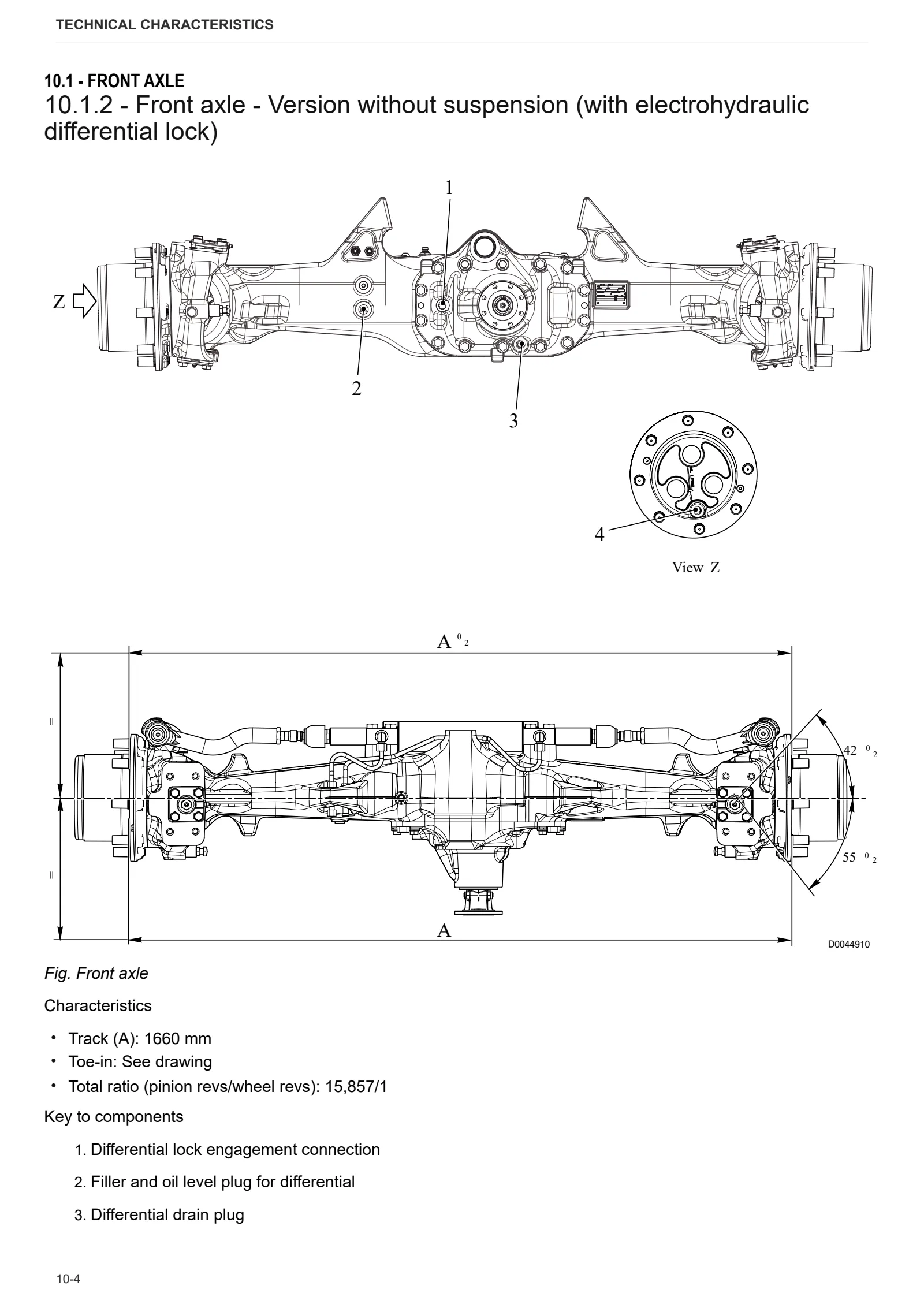 Workshop Manual: CARRARO 20.19 – sample manual page 1