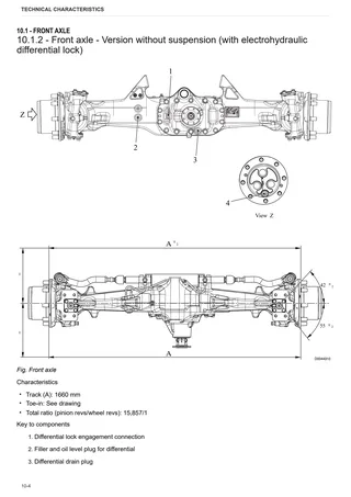 Workshop Manual: CARRARO 20.19 – sample manual page 1