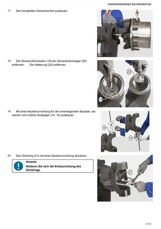 Werkstatthandbuch: DANA 770/635 – sample manual page 2