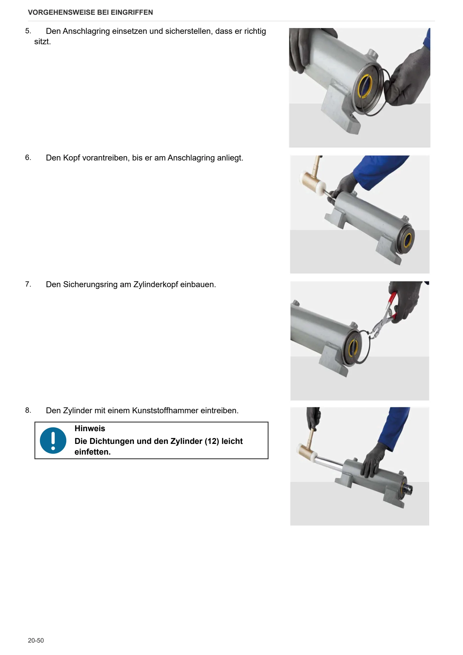 Werkstatthandbuch: DANA 770/635 – sample manual page 3