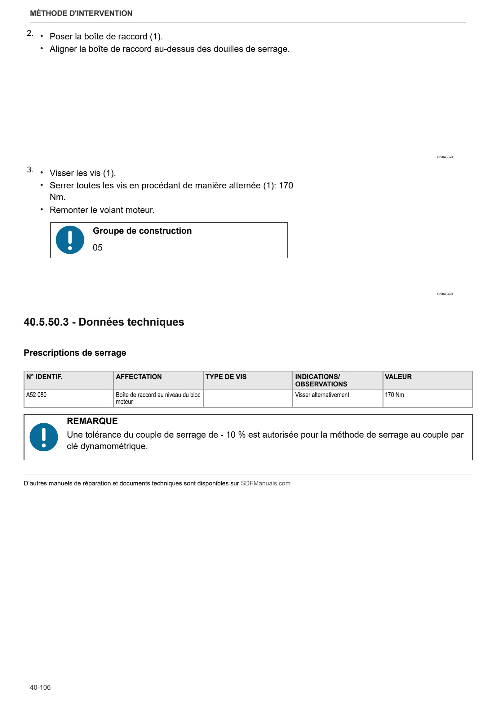 Manuel d'atelier: 5130 → ZKDAH102W0TD10001 – sample manual page 2