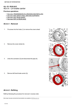 Workshop Manual: 4080W – sample manual page 2