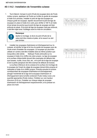Manuel d'atelier: 4100W – sample manual page 1